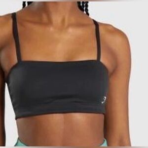 Gymshark Cut Out Bandeau Black